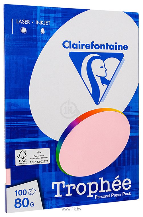 Фотографии Clairefontaine Trophee A4 80 г/кв.м 100 л 4100C (mix пастель)