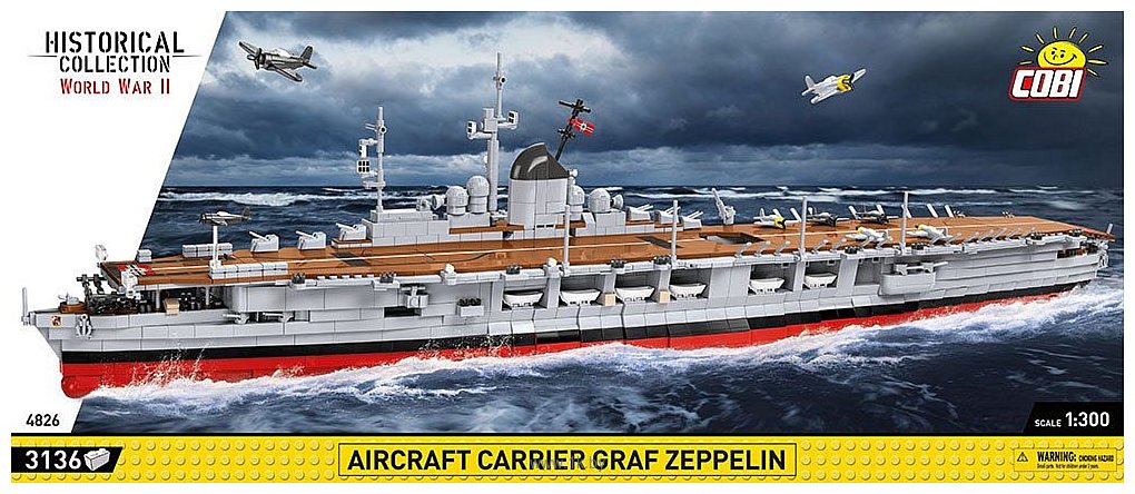 Фотографии Cobi World War II 4826 Aircraft Carrier Graf Zeppelin