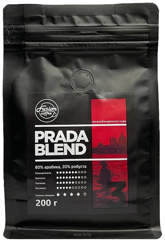 Фотографии Fusion Coffee Prada Blend молотый 200 г