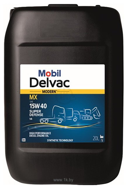 Фотографии Mobil Delvac Modern 15W-40 Super Defense V4 20л