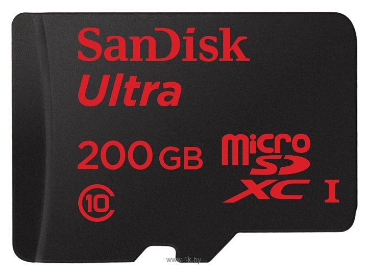 Фотографии Sandisk Ultra microSDXC Class 10 UHS-I 90MB/s 200GB + SD adapter