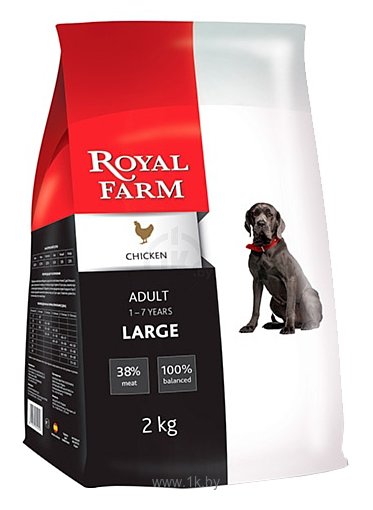 Фотографии Royal Farm (12 кг) Сухой корм для собак Adult Large Chicken