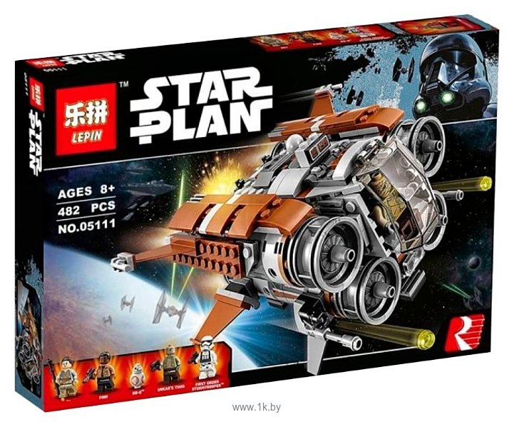 Фотографии Lepin Star Plan 05111 Квадджампер Джакку аналог Lego 75178