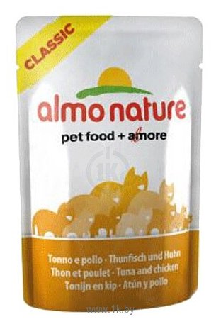 Фотографии Almo Nature Classic Adult Cat Tuna and Chicken (0.055 кг) 6 шт.