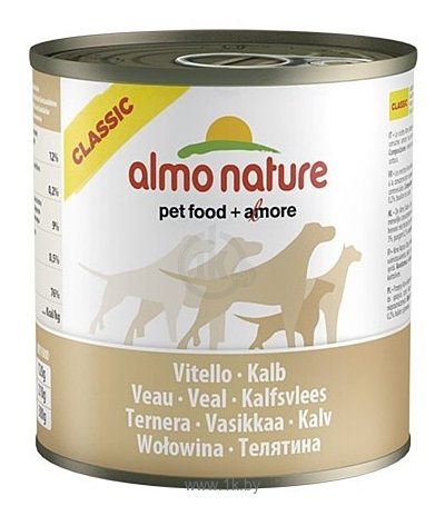 Фотографии Almo Nature Classic Adult Dog Veal (0.29 кг) 12 шт.
