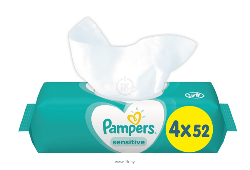 Фотографии Pampers Sensitive 208 шт