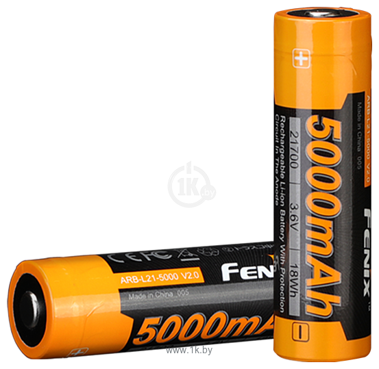 Фотографии Fenix Light 21700 Li-Ion 5000 mAh (ARB-L21-5000V20)