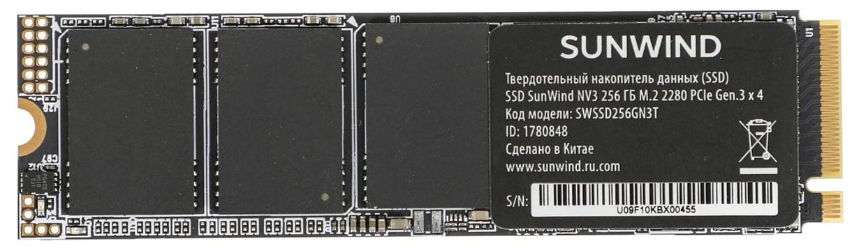 Фотографии Sunwind NV3 256GB SWSSD256GN3T