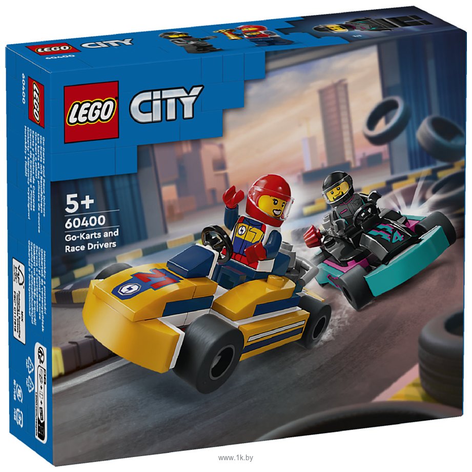 Фотографии LEGO City 60400 Картинг и гонщики