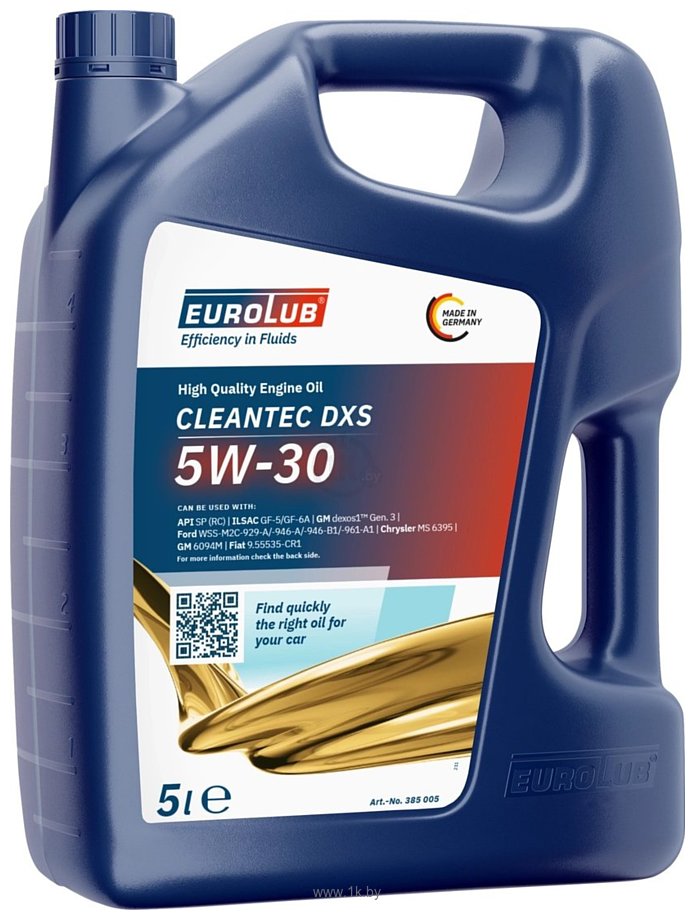 Фотографии EUROLUB Cleantec DXS 5W-30 5л