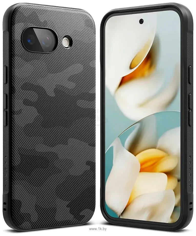 Фотографии Ringke Onyx для Pixel 9a Camo Black