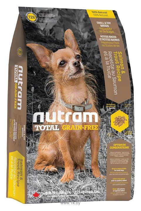 Фотографии Nutram T28 Лосось и форель для собак мелких пород (6.8 кг)
