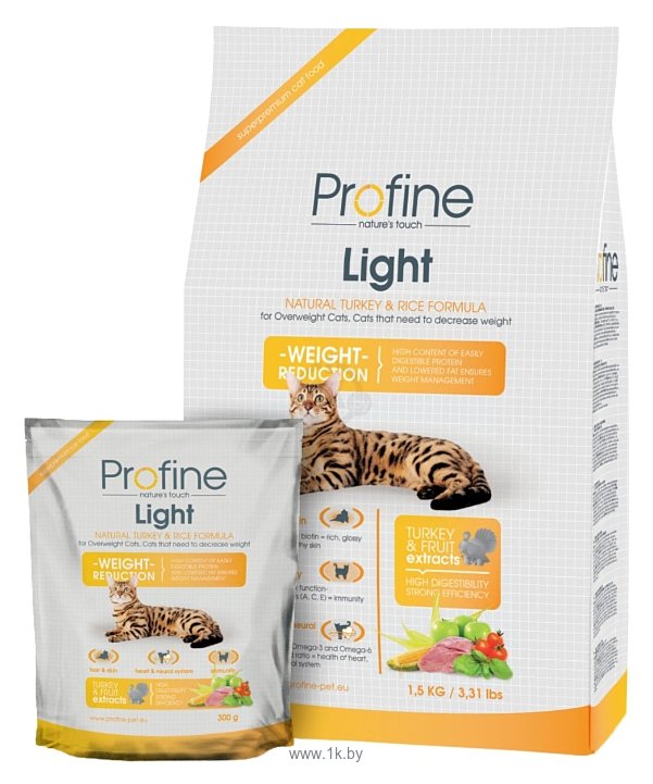 Фотографии Profine (15 кг) Light для кошек