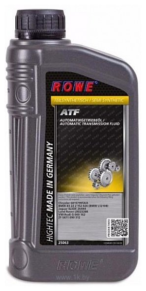 Фотографии ROWE Hightec ATF 8000 1л (25012-0010-03)