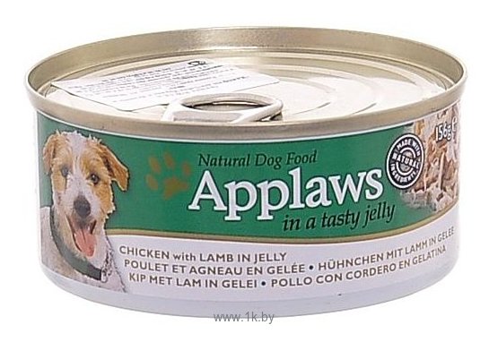 Фотографии Applaws (0.156 кг) 1 шт. Dog Chicken with lamb in a tasty jelly