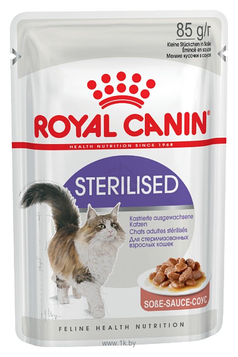Фотографии Royal Canin (0.085 кг) 1 шт. Sterilised (в соусе)