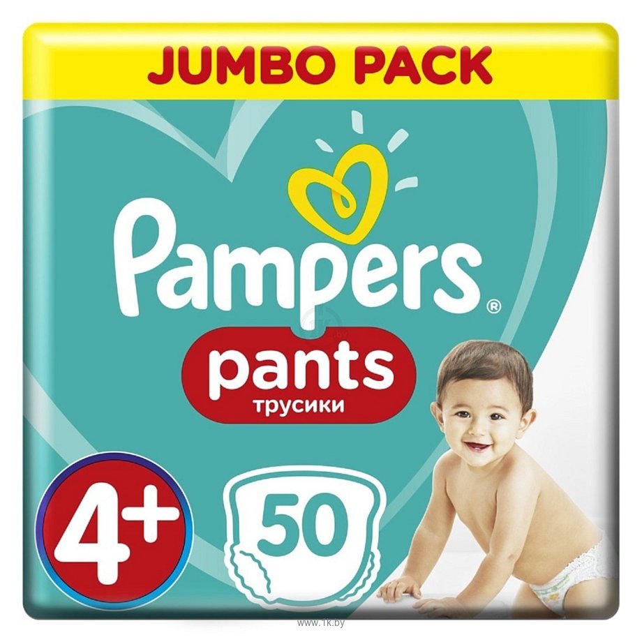 Фотографии Pampers Pants 4 (9-15 кг), 50 шт