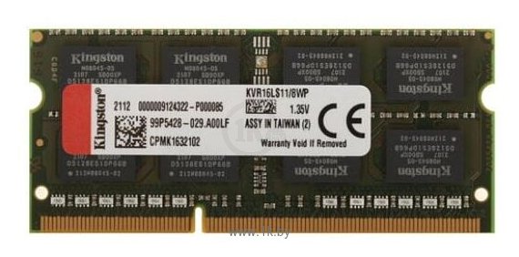 Фотографии Kingston ValueRAM KVR16LS11/8WP