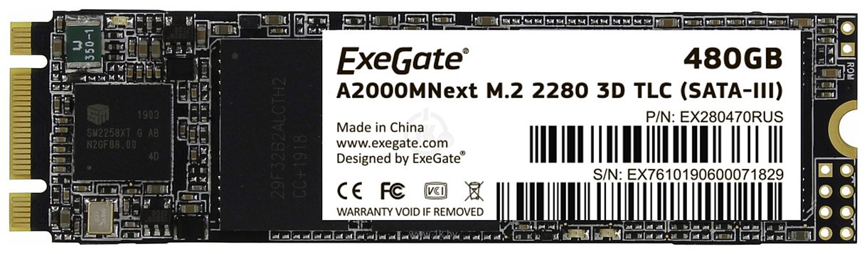 Фотографии ExeGate Next 480GB EX280470RUS