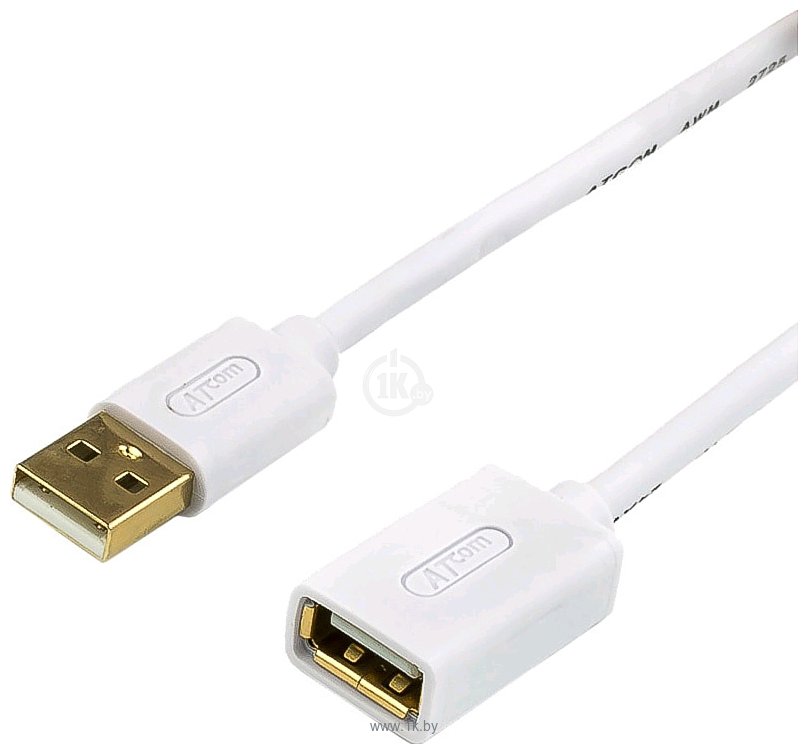 Фотографии USB 2.0 (male) - USB 2.0 (female) 0.8 м