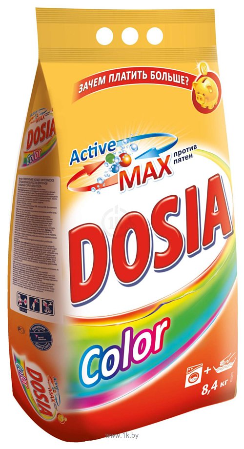 Фотографии Dosia Active Max Color 8.4 кг