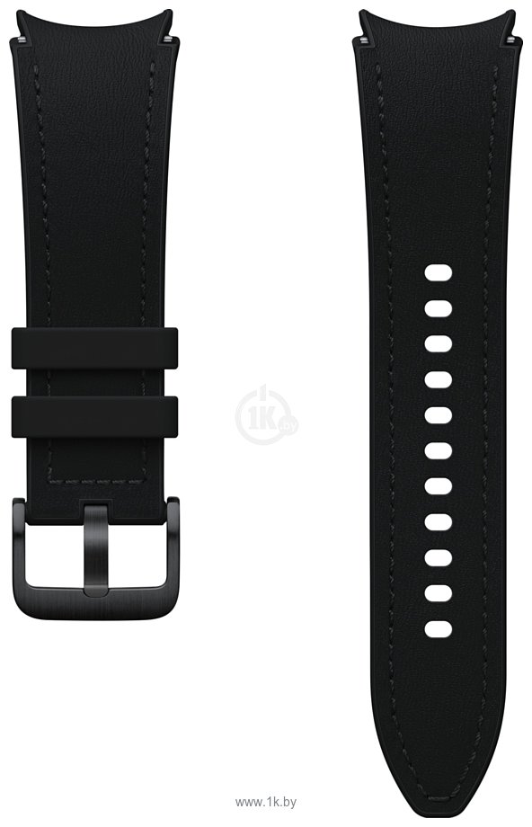 Фотографии Samsung Hybrid Eco-Leather для Samsung Galaxy Watch6 (S/M, черный)