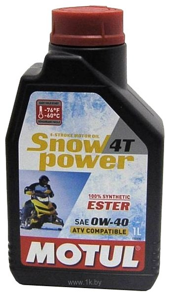 Фотографии Motul SnowPower 4T 0W-40 1л