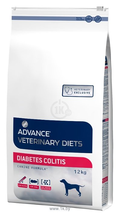 Фотографии Advance Veterinary Diets (12 кг) Diabetes Colitis Canine Formula
