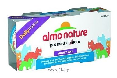 Фотографии Almo Nature DailyMenu Adult Cat Tuna and Rice (0.17 кг) 2 шт.