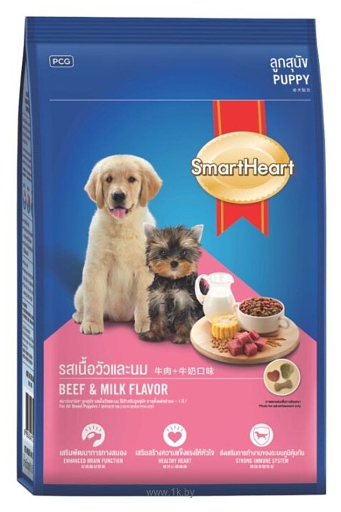 Фотографии SmartHeart (15 кг) Puppy говядина и молоко