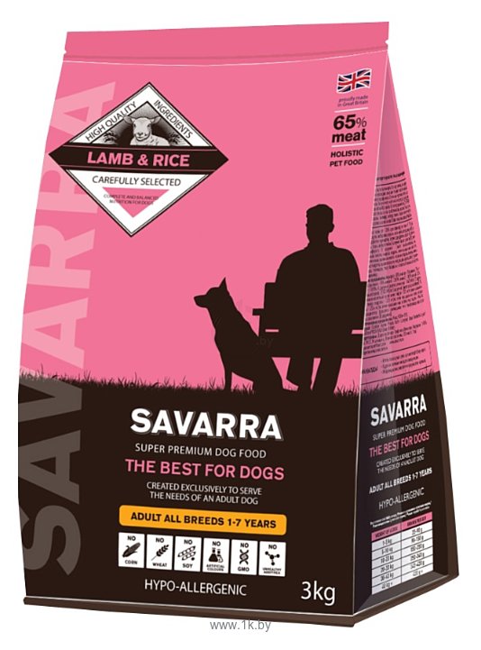 Фотографии SAVARRA Adult All Breeds Dogs Lamb (1 кг)