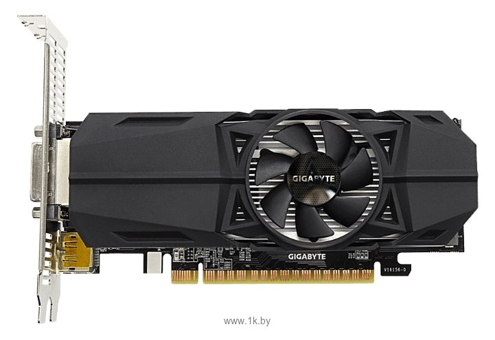 Фотографии GIGABYTE GeForce GTX 1050 1379Mhz PCI-E 3.0 2048Mb 7008Mhz 128 bit DVI 2xHDMI HDCP Low Profile