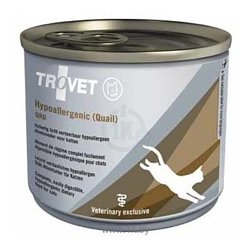 Фотографии TROVET (0.2 кг) 1 шт. Cat Hypoallergenic QRD (Quail) canned