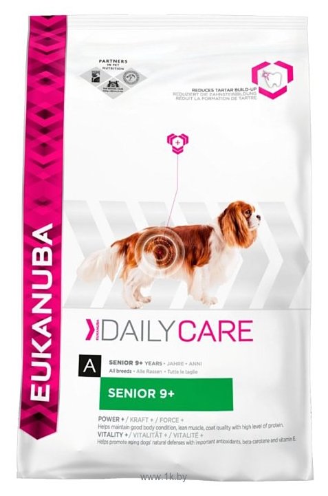 Фотографии Eukanuba (12 кг) Daily Care Adult Dry Dog Food For Senior 9+ Chicken