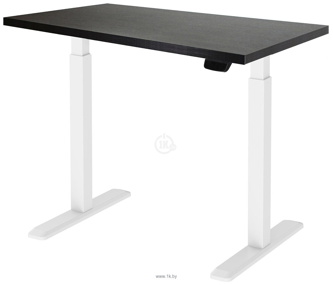 Фотографии ErgoSmart Electric Desk Prime 1360х800х36 мм (дуб темно-коричневый/белый)