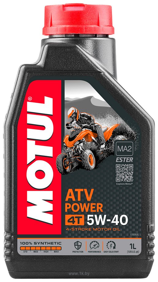 Фотографии Motul ATV Power 4T Jaso MA2 SN/SM/SL/SJ 5W-40 1л