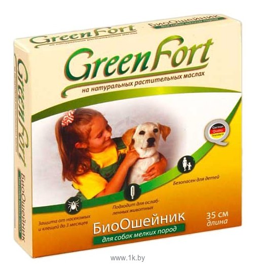 Фотографии GreenFort БиоОшейник от блох для мелких пород собак 35 см