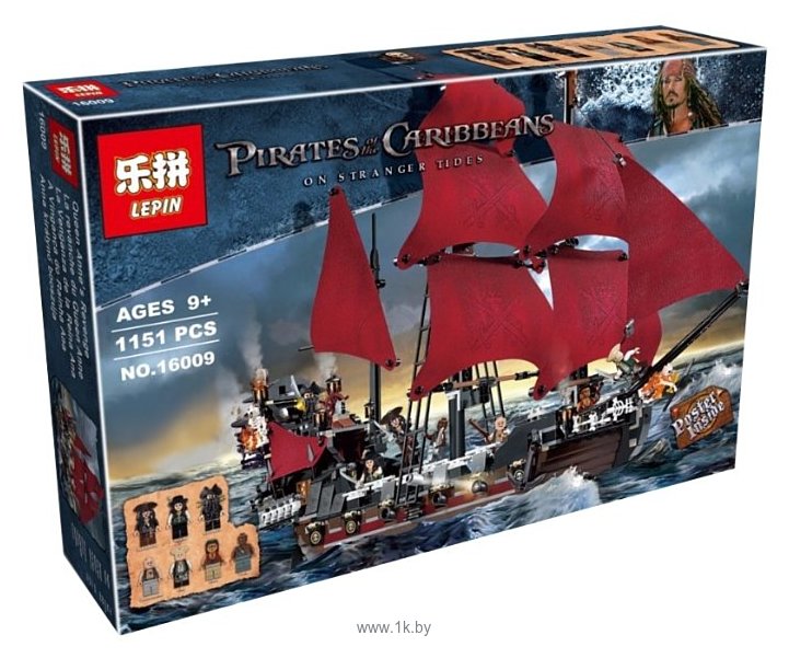 Фотографии Lepin Pirates of the Caribbeans 16009 Месть королевы Анны аналог Lego 4195