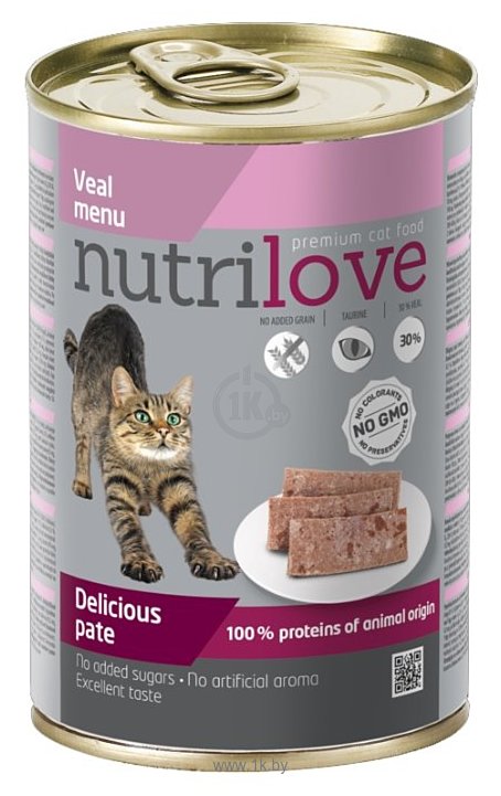 Фотографии nutrilove Cats - Delicious pate - Veal menu