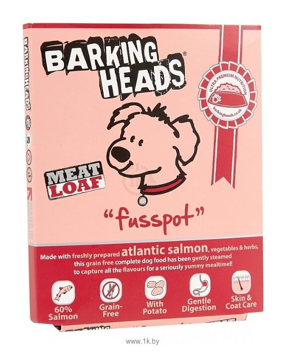 Фотографии Barking Heads Ламистер для собак Суета вокруг миски с лососем (0.395 кг) 8 шт.