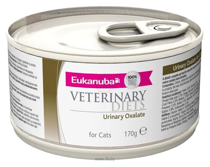 Фотографии Eukanuba Veterinary Diets Urinary Oxalate for Cats Can (0.17 кг) 1 шт.