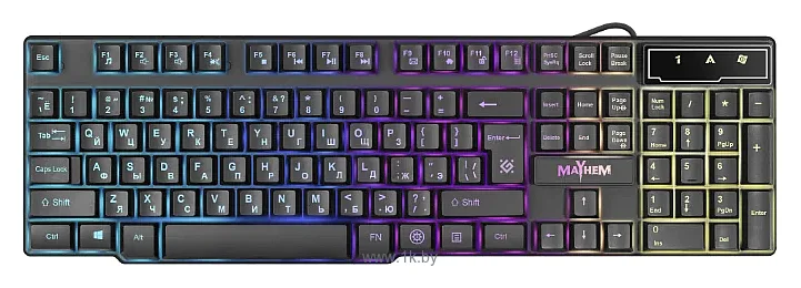 Фотографии Defender Mayhem GK-360DL RU RGB black USB Фотографии Defender Mayhem GK-360DL RU RGB black USB
