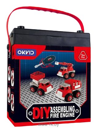 Фотографии OKKID DIY Assembling 1069 Пожарная машина