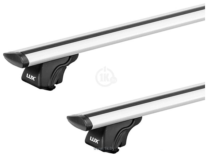 Фотографии LUX Классик с дугами аэро дLя а/м с рейLингами 1.3м (серебристый)