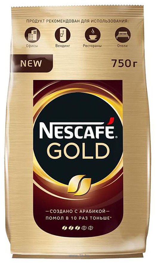 Фотографии Nescafe Gold растворимый 750 г