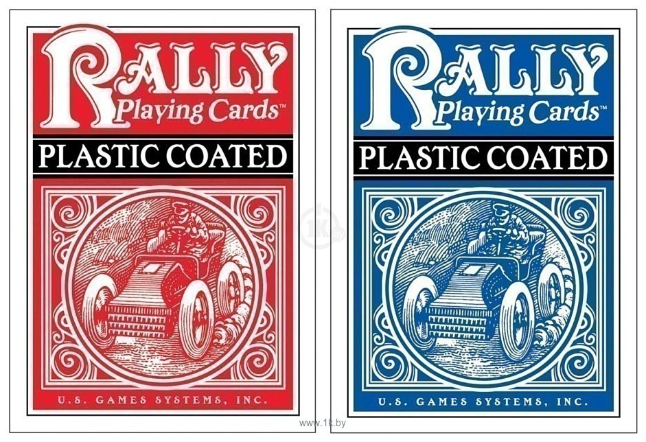 Фотографии US Games Systems Plastic-Coated Rally Playing Cards PCP200