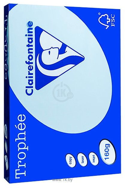 Фотографии Clairefontaine Trophee A3 160 г/кв.м 250 л 1113C (голубой)