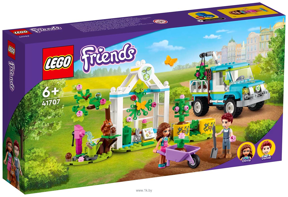 Фотографии LEGO Friends 41707 Машина для посадки деревьев