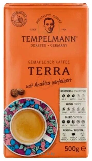 Фотографии Tempelmann Terra молотый 500 г