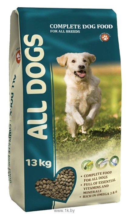 Фотографии ALL DOGS Сухой полнорационный (13 кг)